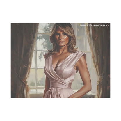 Melania Trump Elegant Canvas Art