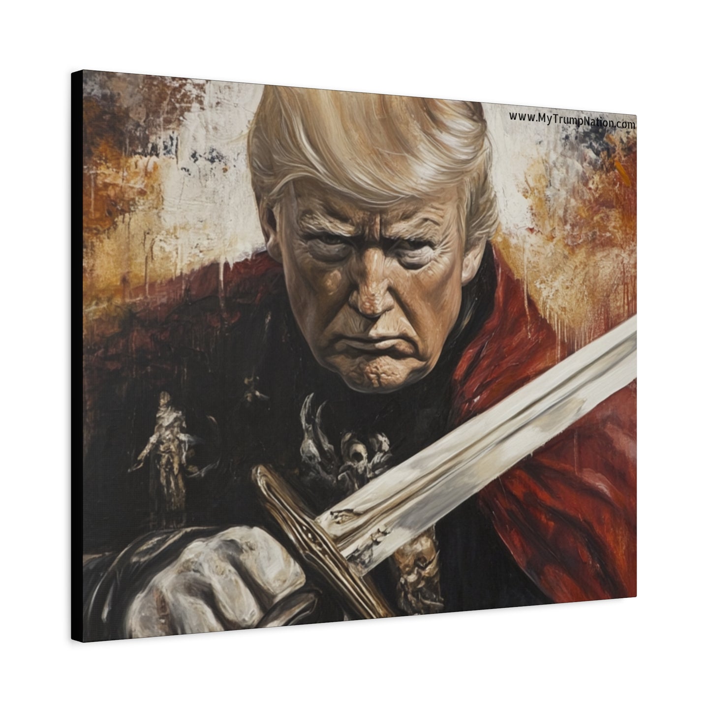 Heroic Canvas Art - Dramatic Portrait of a Leader
