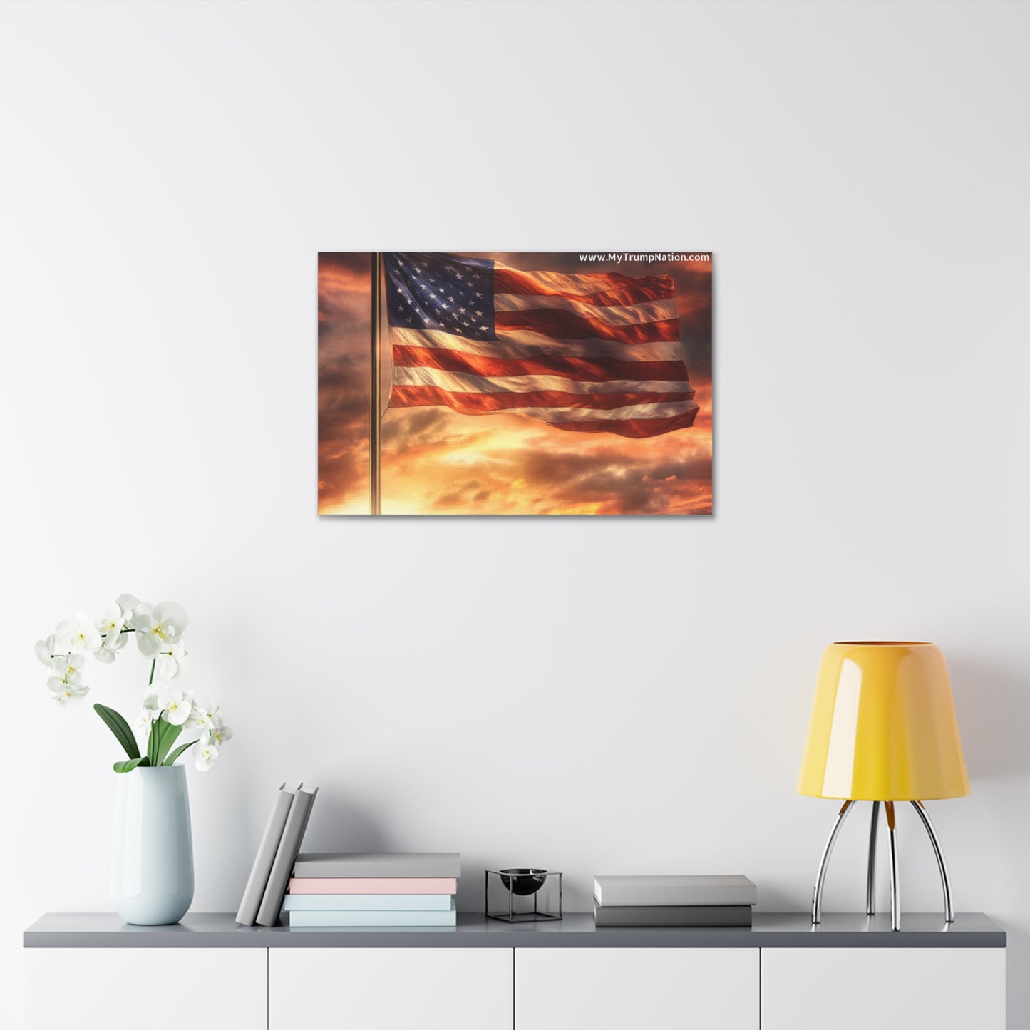 American Flag Canvas Art