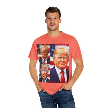Donald Trump Patriotic Multi-Portrait T-Shirt