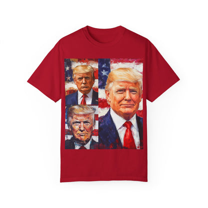 Donald Trump Patriotic Multi-Portrait T-Shirt