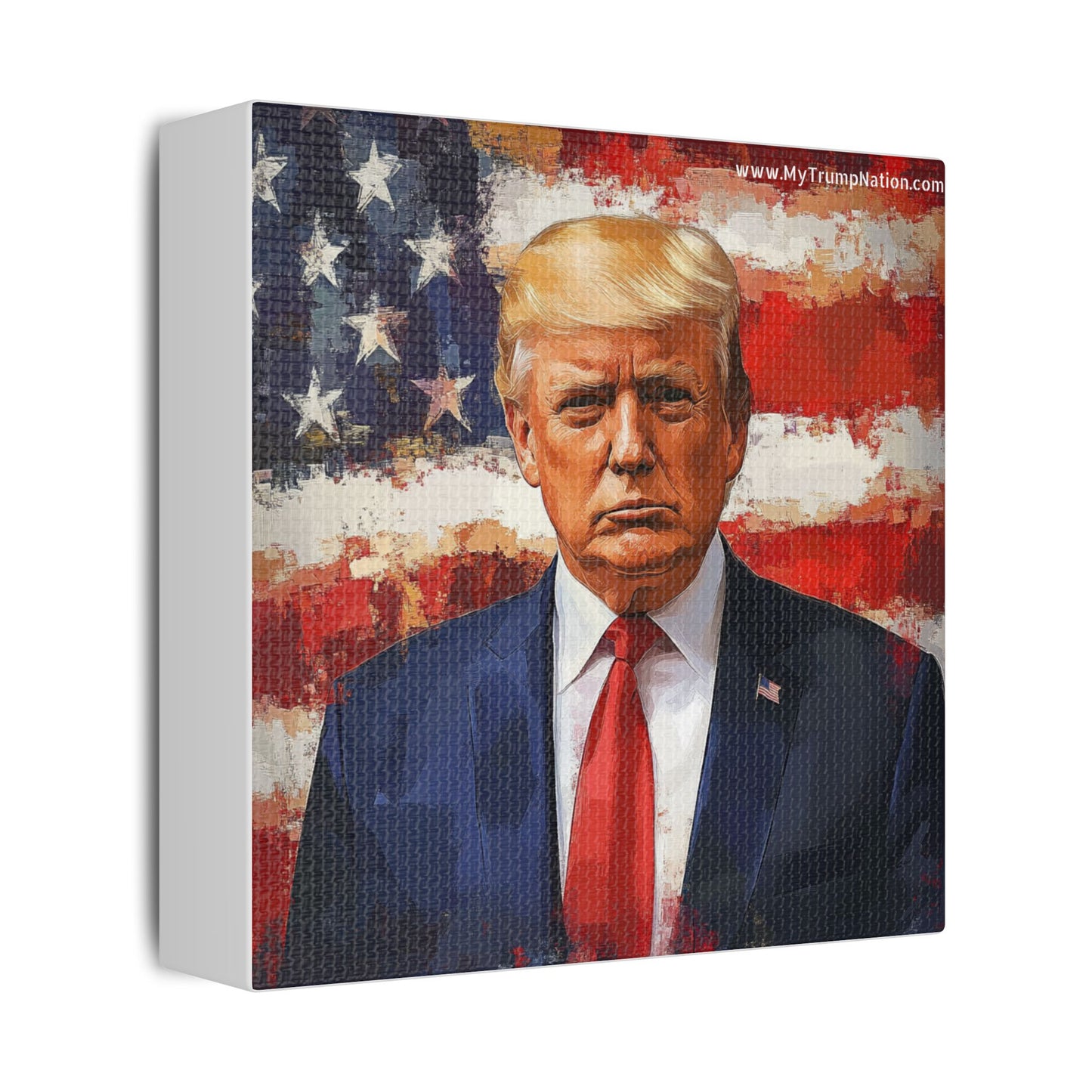Donald Trump Patriotic Canvas Art