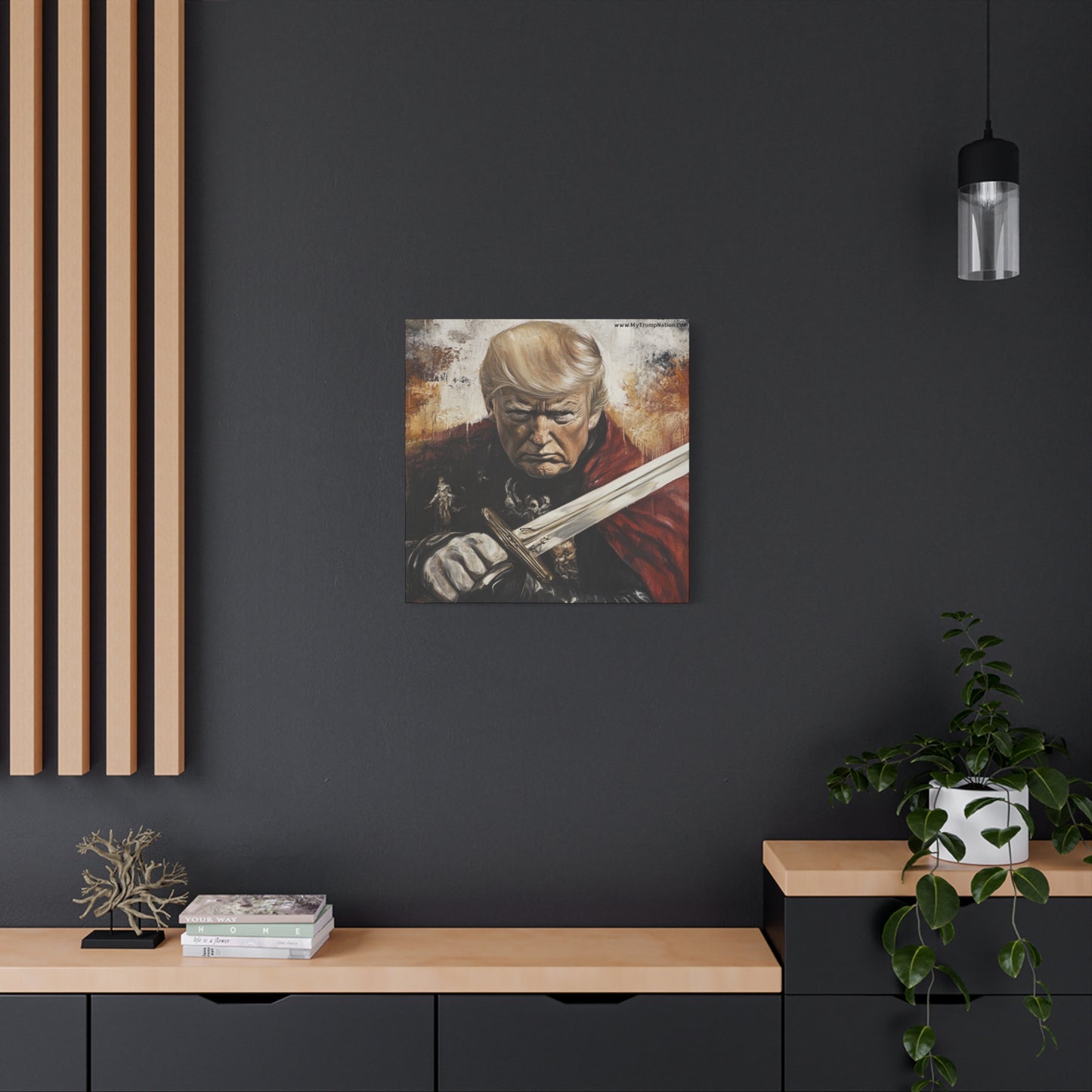 Heroic Canvas Art - Dramatic Portrait of a Leader