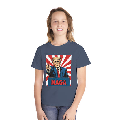 Youth Midweight Tee - MAGA Graphic T-Shirt for Kids