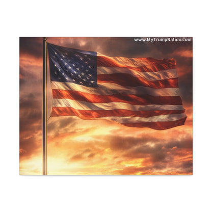 American Flag Canvas Art