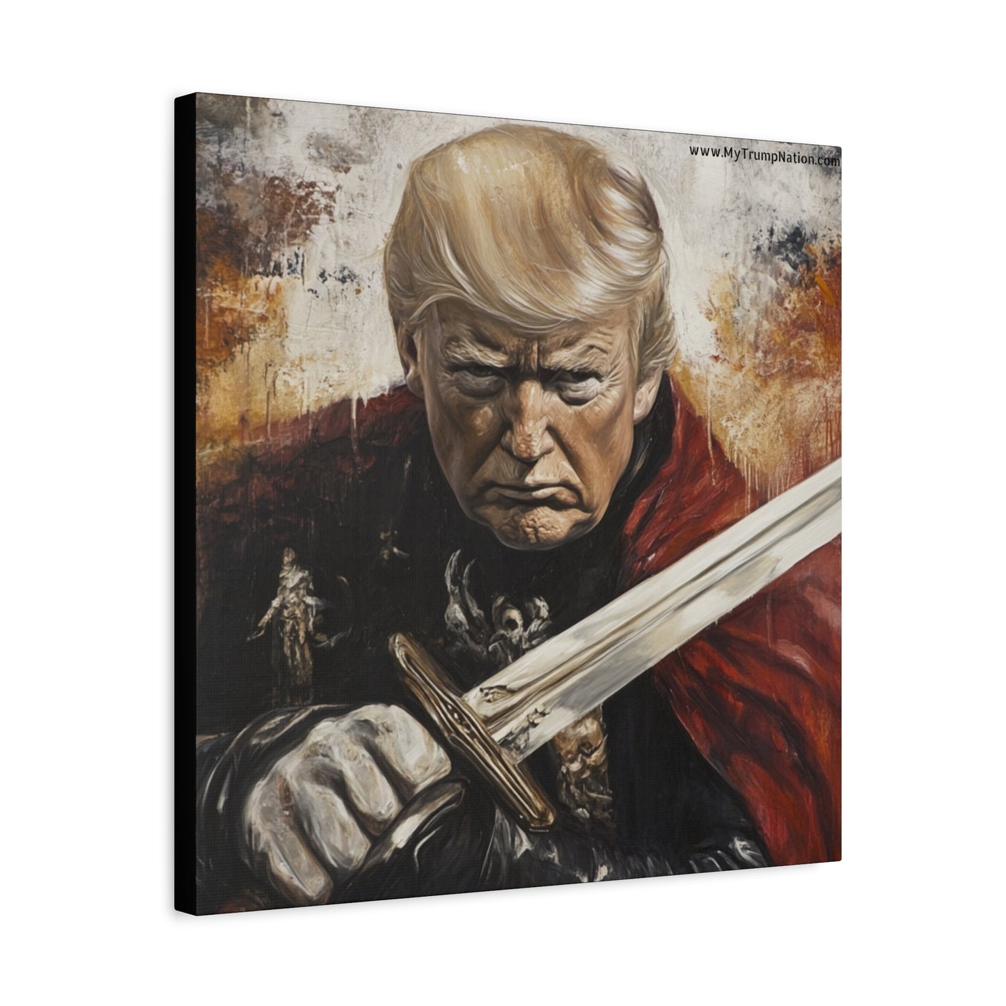 Heroic Canvas Art - Dramatic Portrait of a Leader