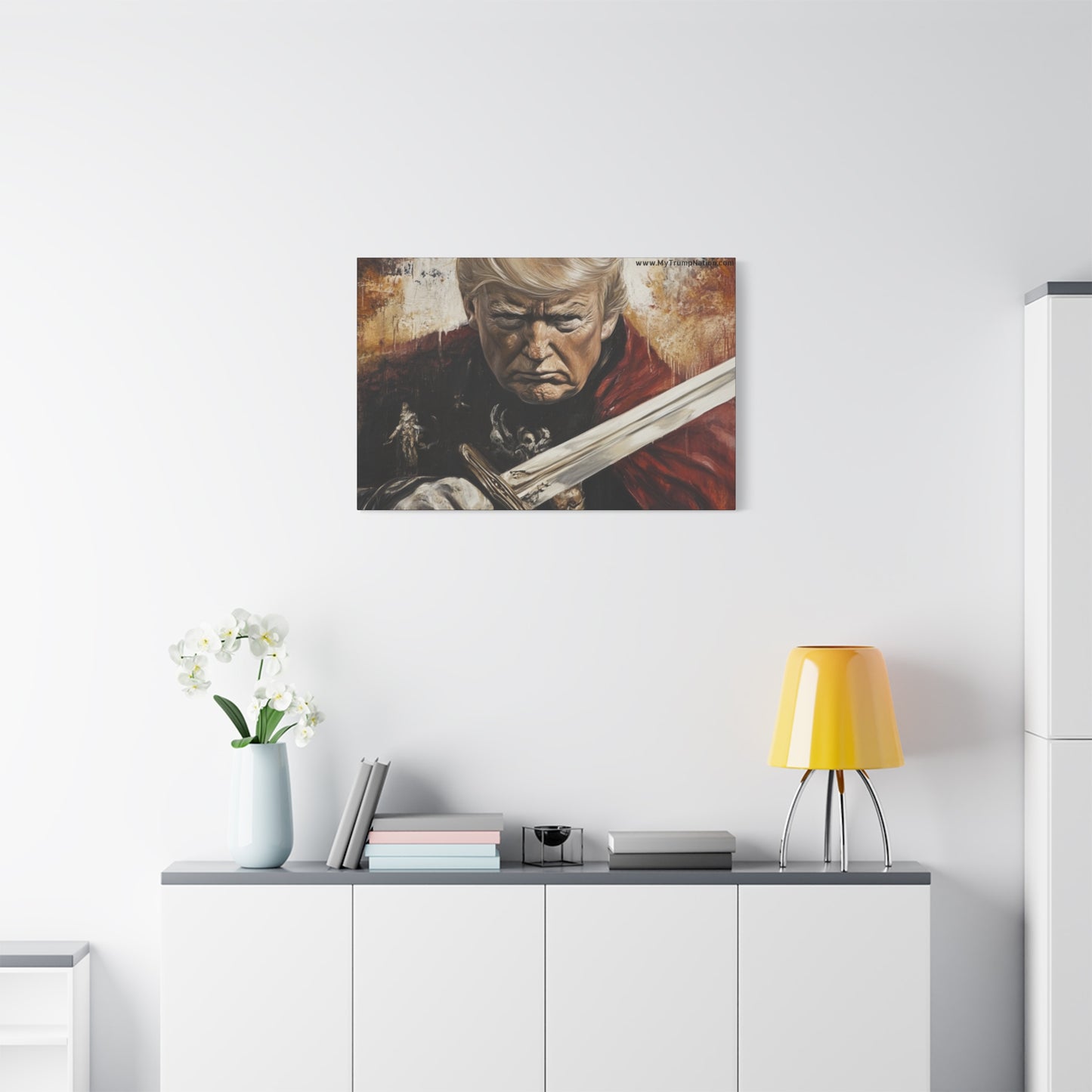 Heroic Canvas Art - Dramatic Portrait of a Leader