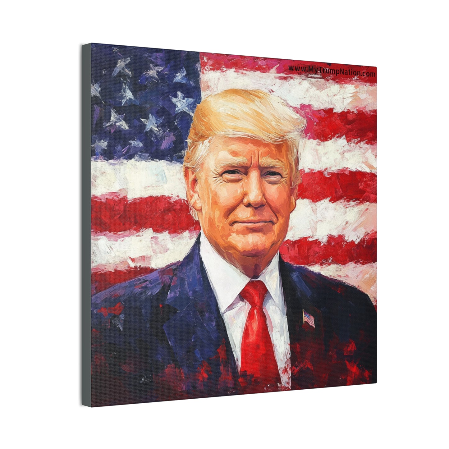 Donald Trump Patriotic Canvas Art