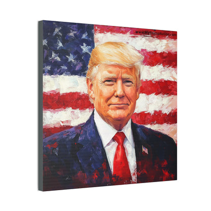 Donald Trump Patriotic Canvas Art