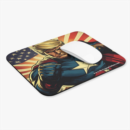Mouse Pad - Donald Trump Superman Animated Picture Print