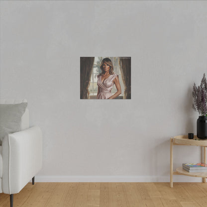 Melania Trump Elegant Canvas Art