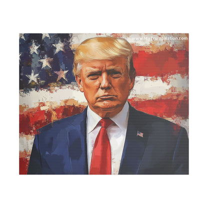 Donald Trump Patriotic Canvas Art