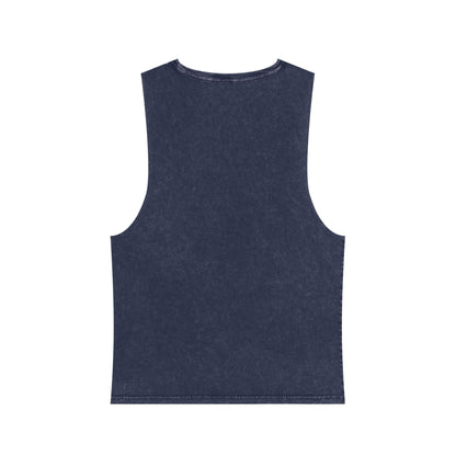 Unisex Stonewash Tank Top - Vintage Style Trump Graphic
