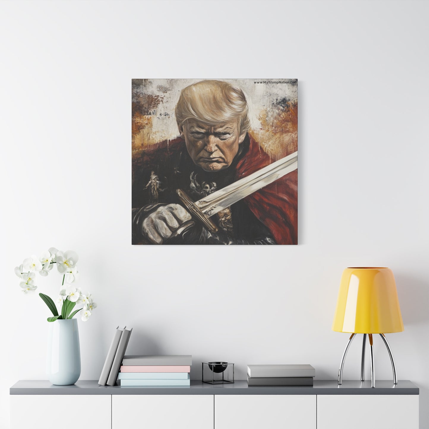 Heroic Canvas Art - Dramatic Portrait of a Leader