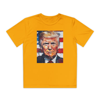 Youth Competitor Tee - Patriotic Donald Trump Art Shirt