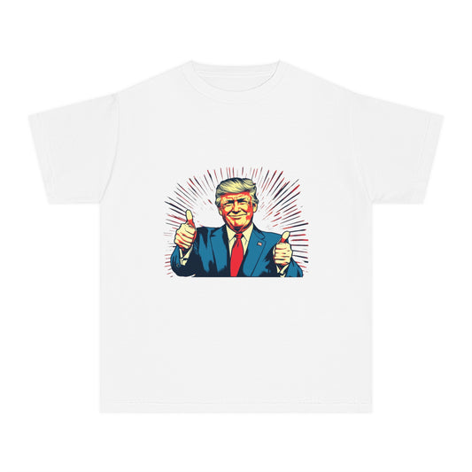 Youth Midweight Tee - Thumbs Up Graphic Shirt