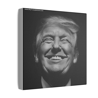 Donald Trump Black & White Canvas Art