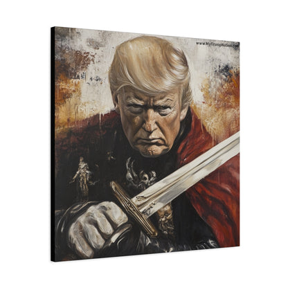Heroic Canvas Art - Dramatic Portrait of a Leader