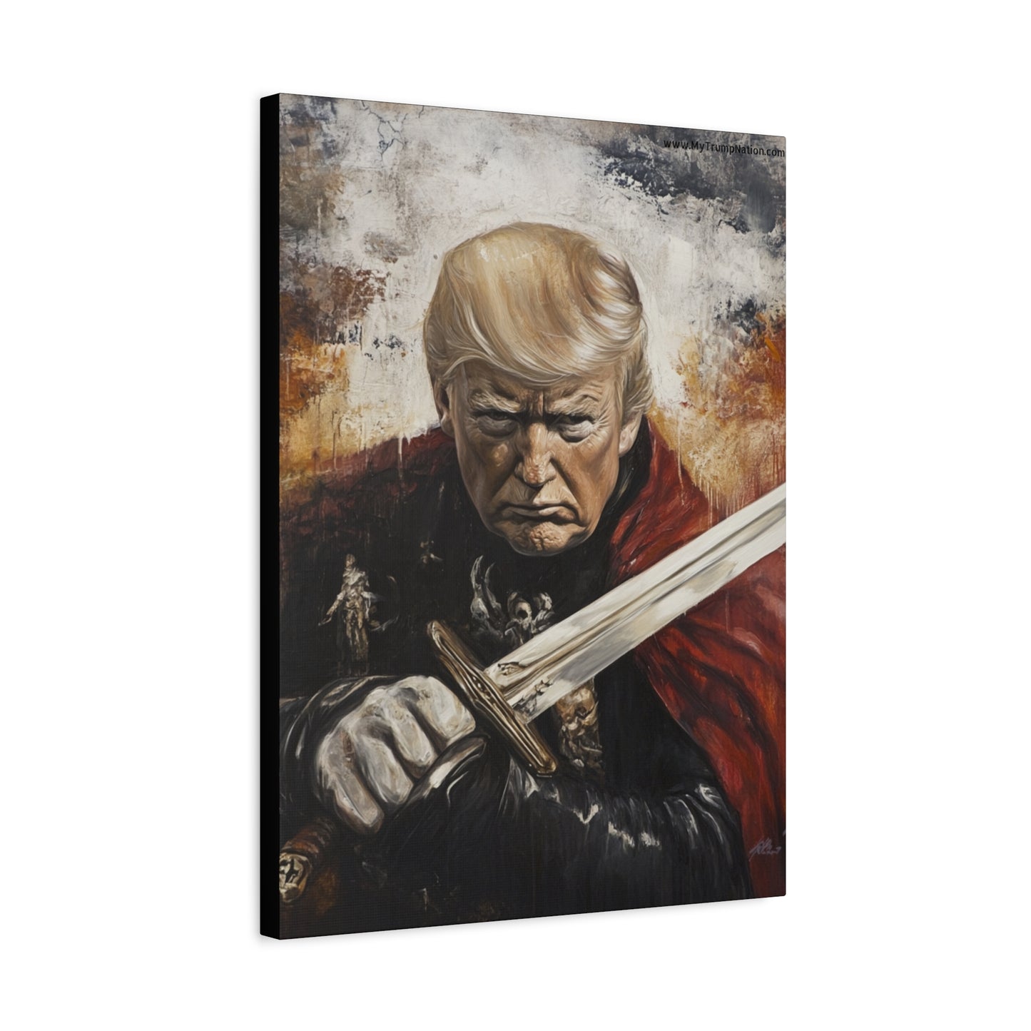 Heroic Canvas Art - Dramatic Portrait of a Leader