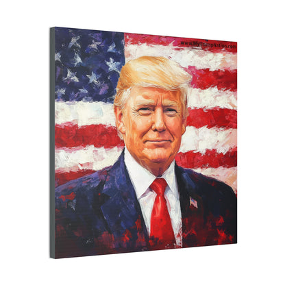 Donald Trump Patriotic Canvas Art