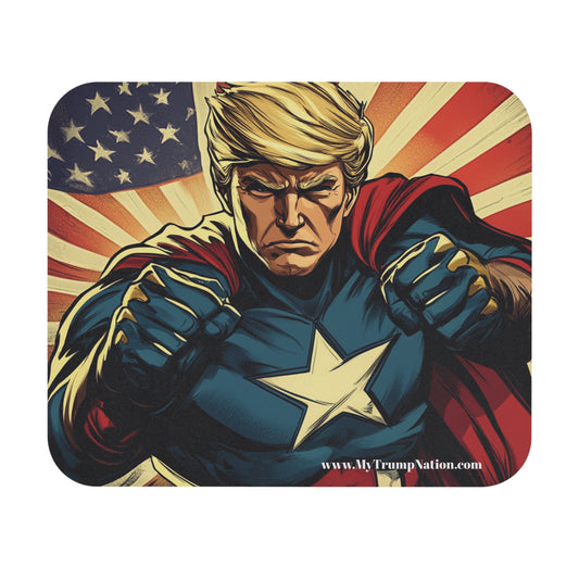 Mouse Pad - Donald Trump Superman Animated Picture Print