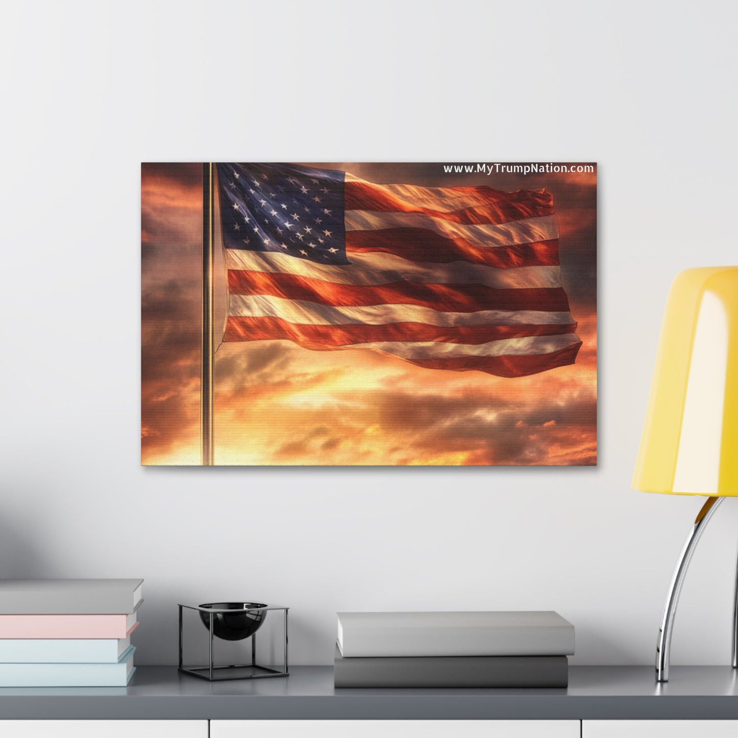 American Flag Canvas Art