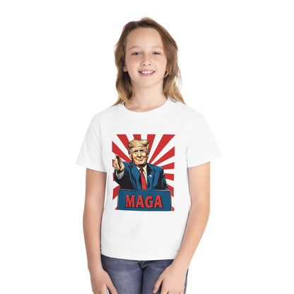 Youth Midweight Tee - MAGA Graphic T-Shirt for Kids