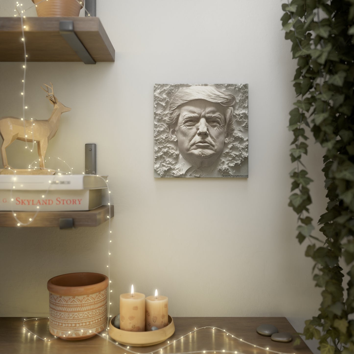 Donald Trump 3D Embossed Canvas Art