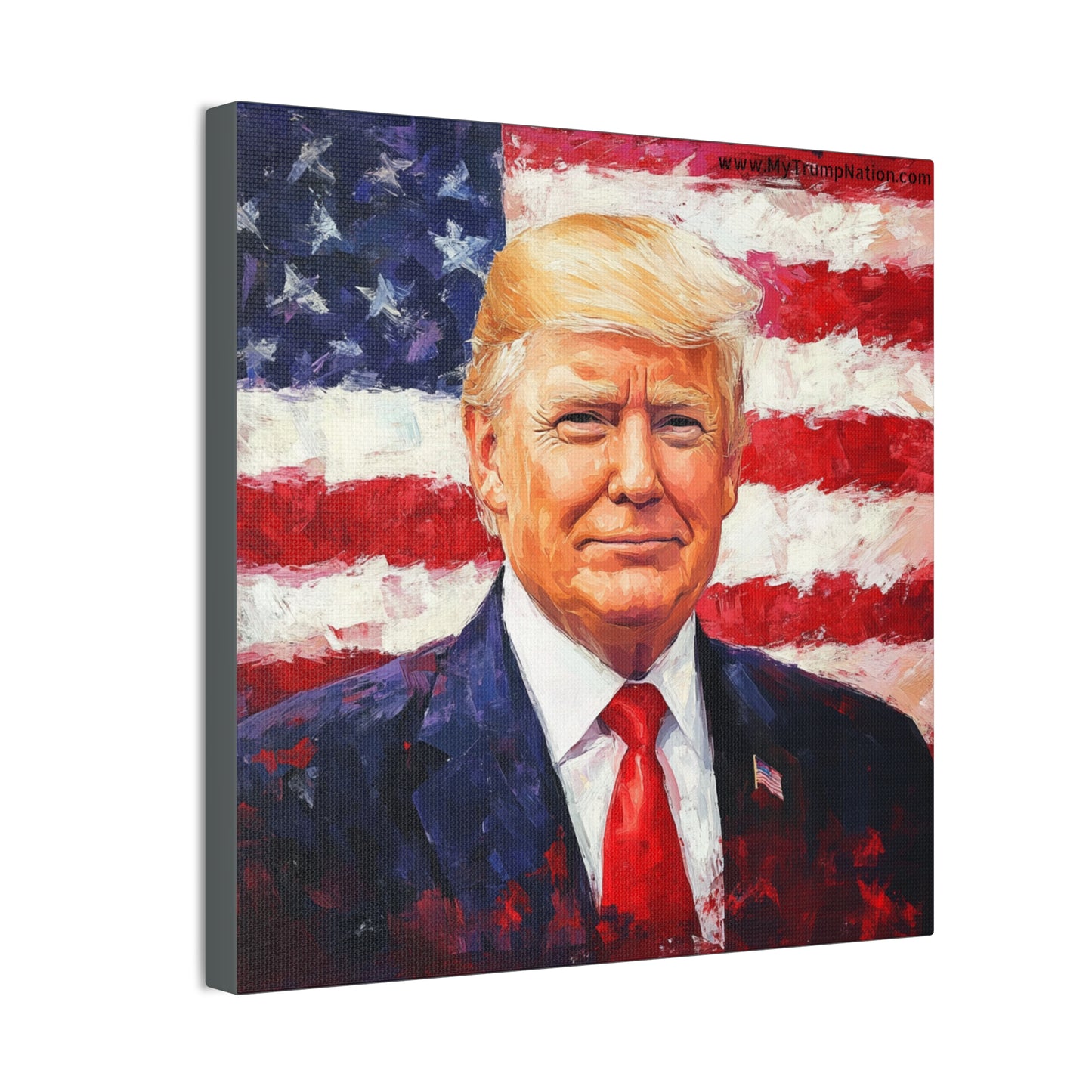 Donald Trump Patriotic Canvas Art
