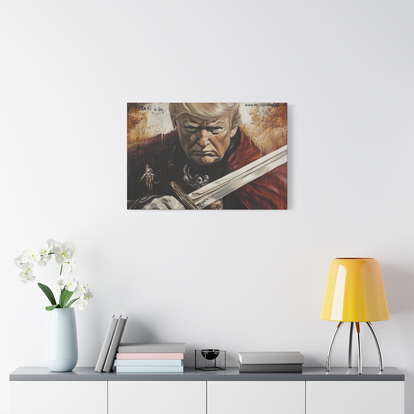 Heroic Canvas Art - Dramatic Portrait of a Leader