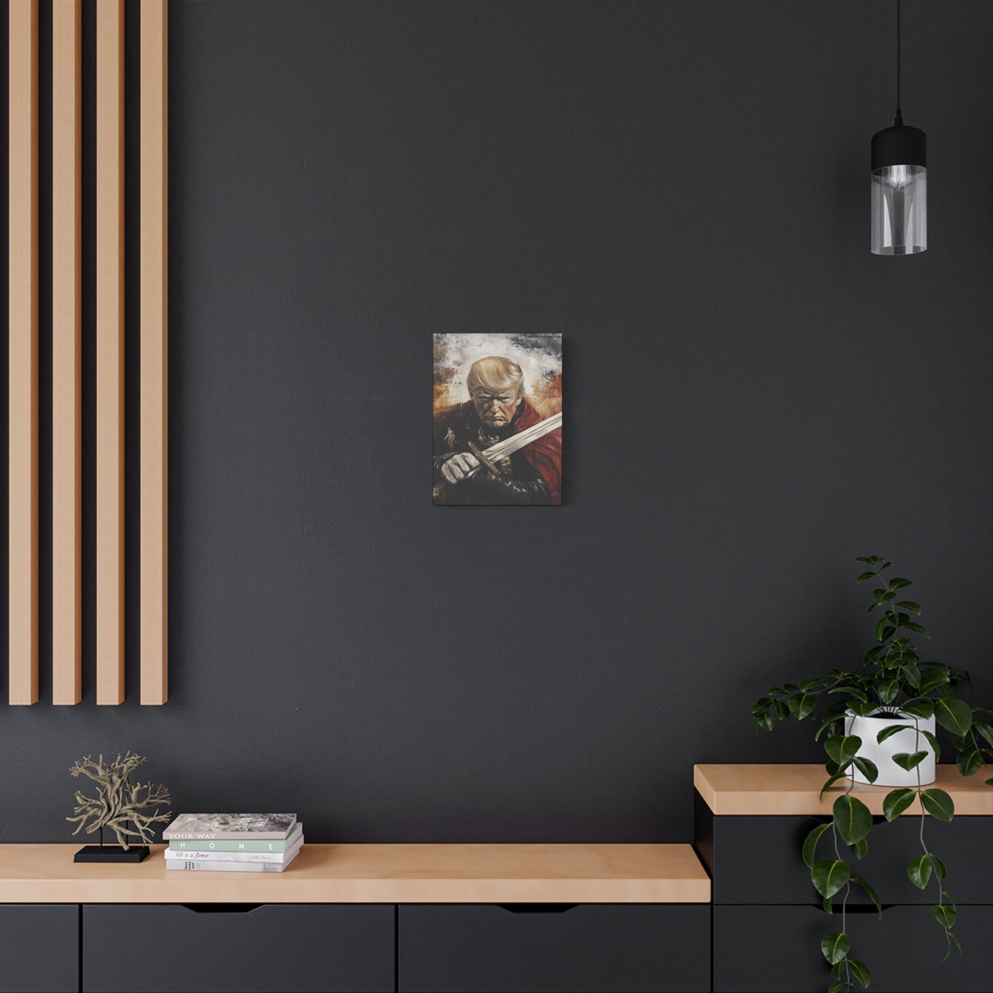 Heroic Canvas Art - Dramatic Portrait of a Leader