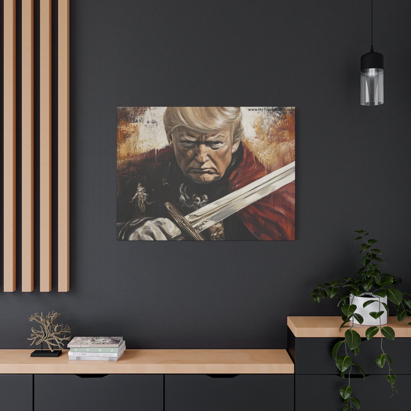 Heroic Canvas Art - Dramatic Portrait of a Leader