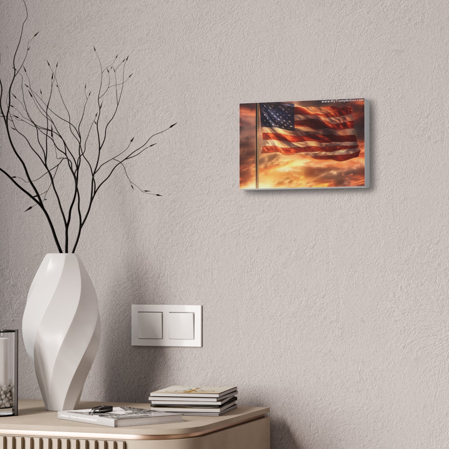American Flag Canvas Art