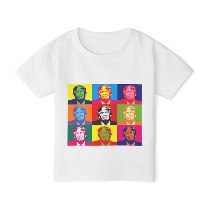Colorful Pop Art Toddler T-Shirt - Fun & Playful Design