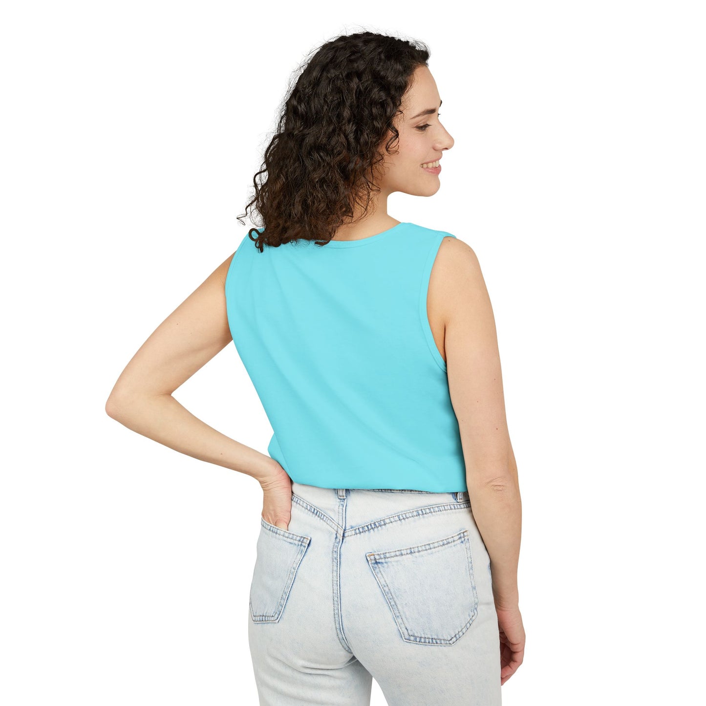 Unisex Garment-Dyed Tank Top - MAGA Graphic Tee for Political Enthusiasts