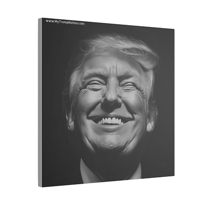 Donald Trump Black & White Canvas Art