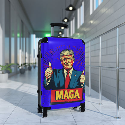 MAGA Travel Suitcase - Vibrant Carry-On for Political Enthusiasts
