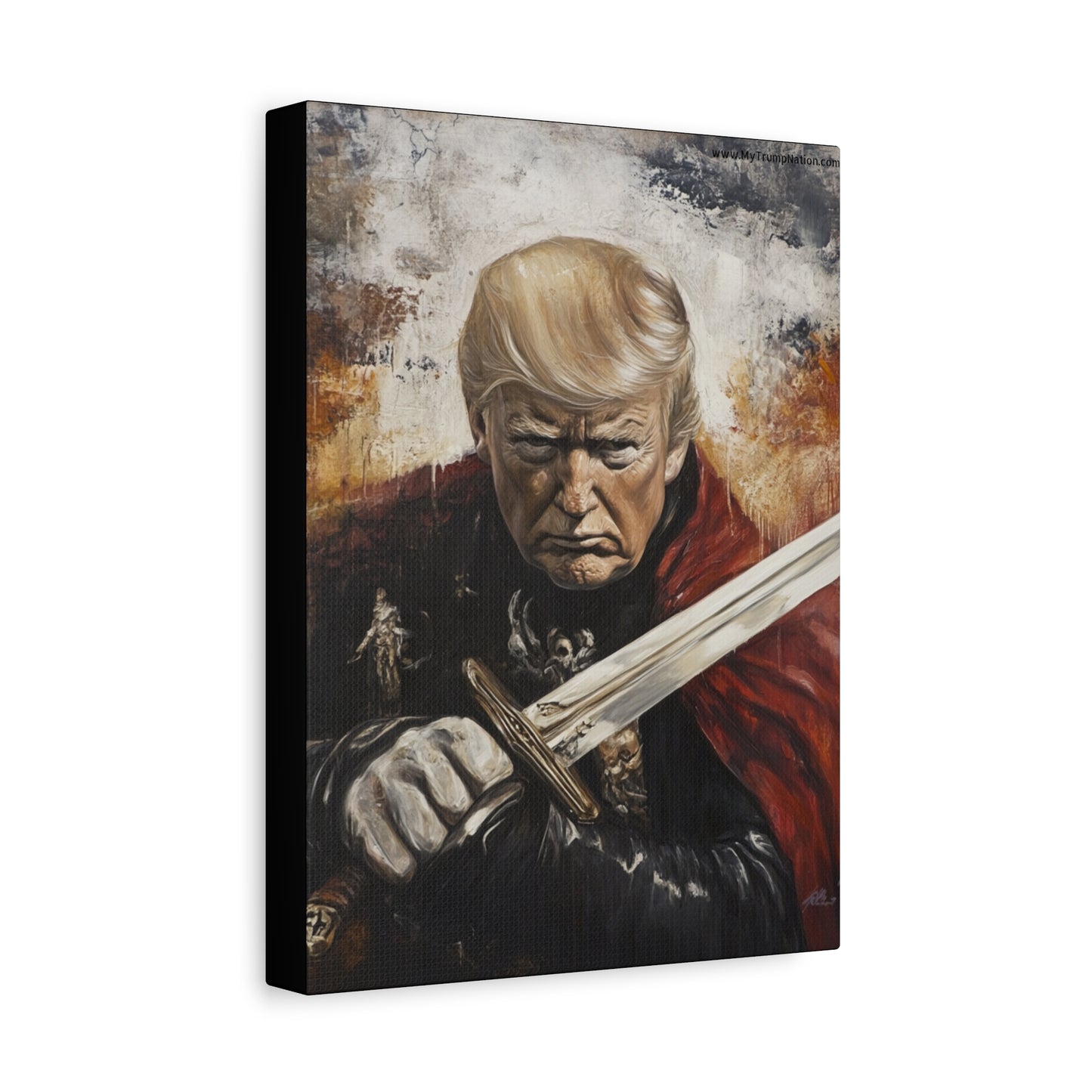 Heroic Canvas Art - Dramatic Portrait of a Leader