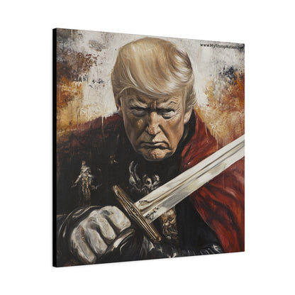 Heroic Canvas Art - Dramatic Portrait of a Leader