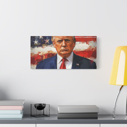 Donald Trump Patriotic Canvas Art
