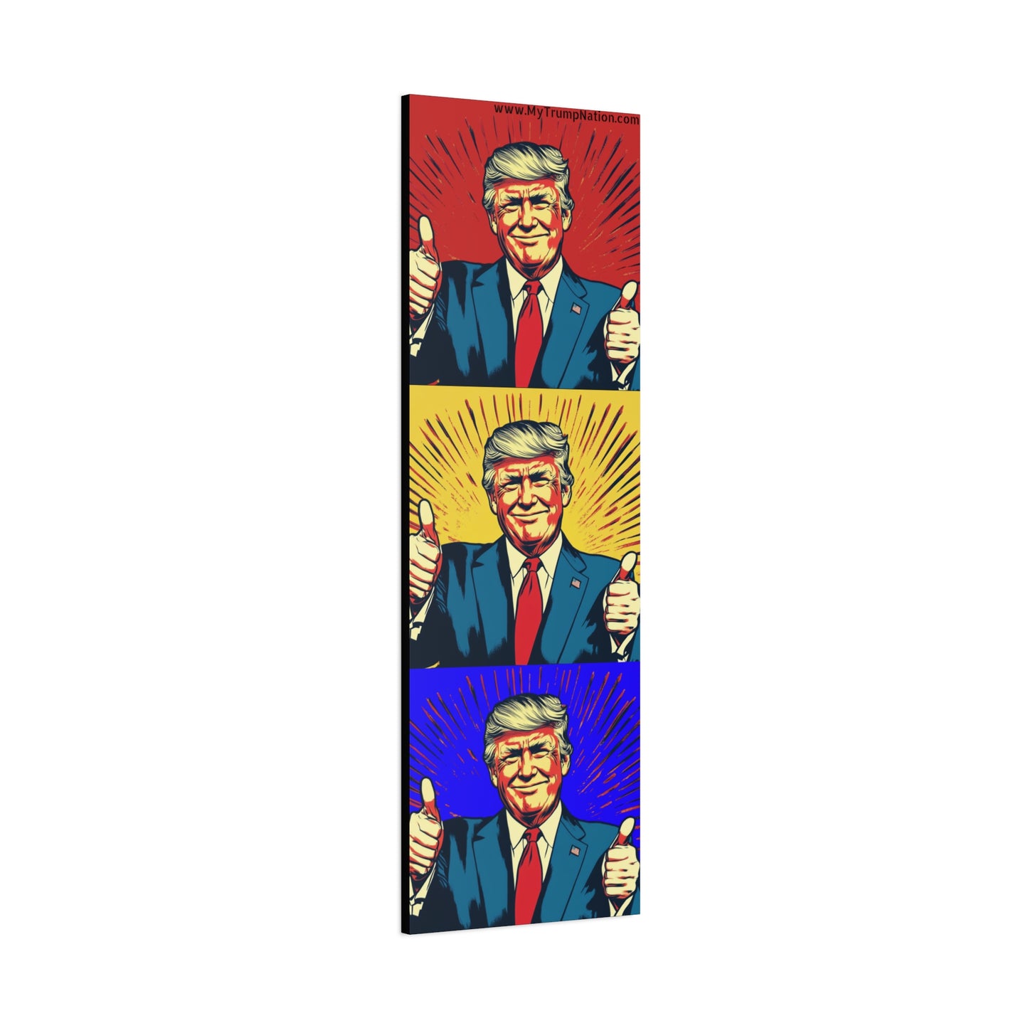 Trump Pop Art Canvas Wall Art - 1.25" Stretched Canvas Decor