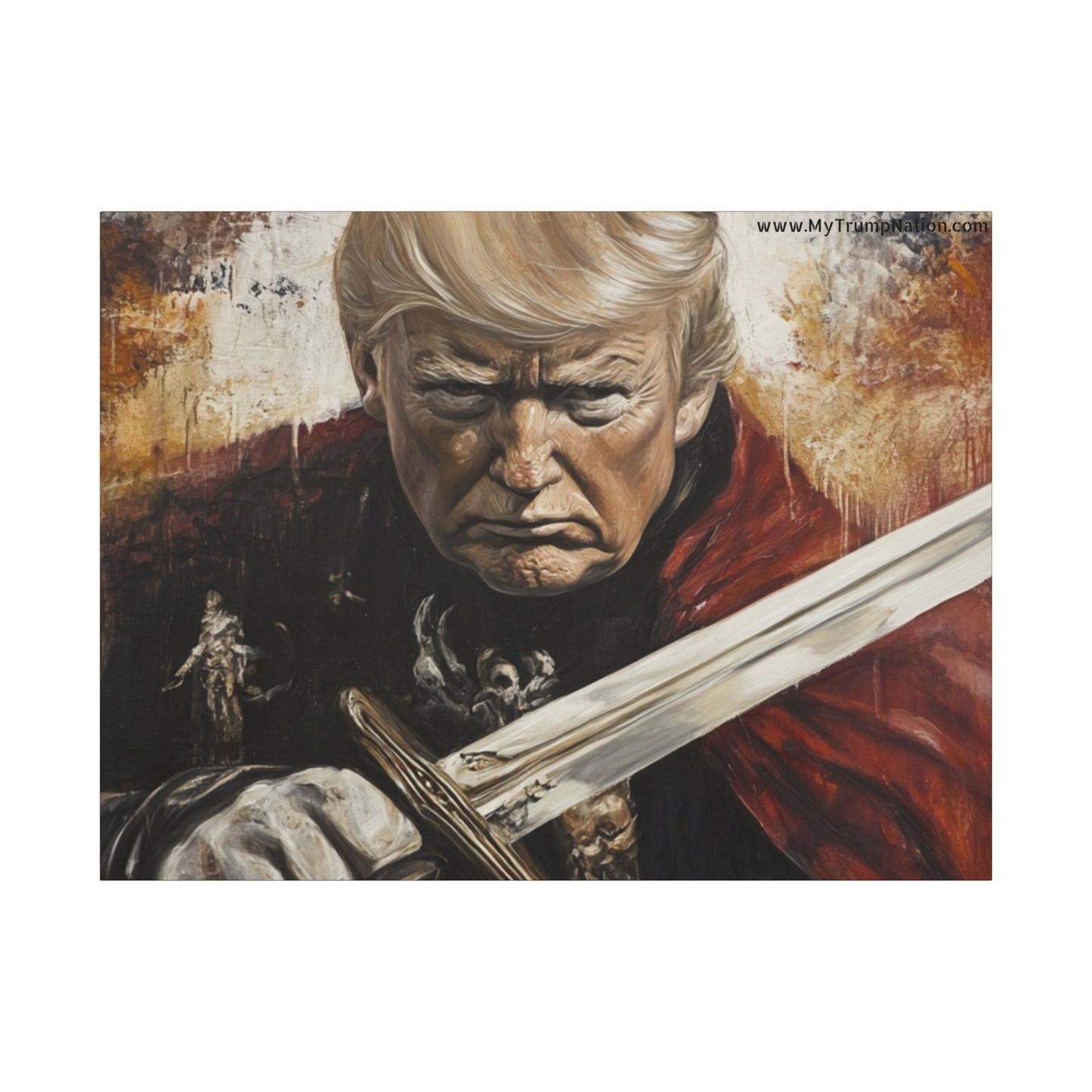 Heroic Canvas Art - Dramatic Portrait of a Leader