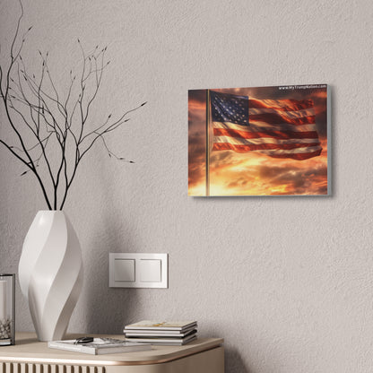 American Flag Canvas Art