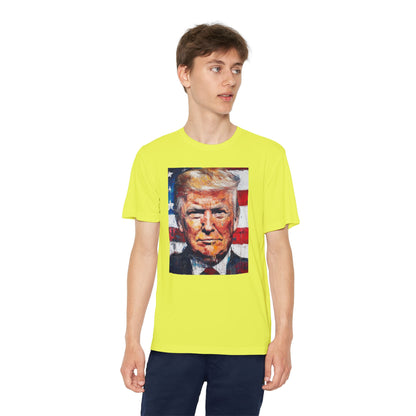 Youth Competitor Tee - Patriotic Donald Trump Art Shirt