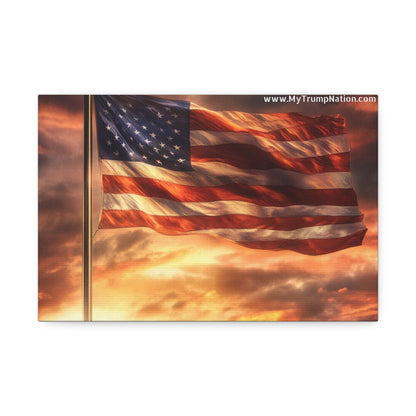 American Flag Canvas Art