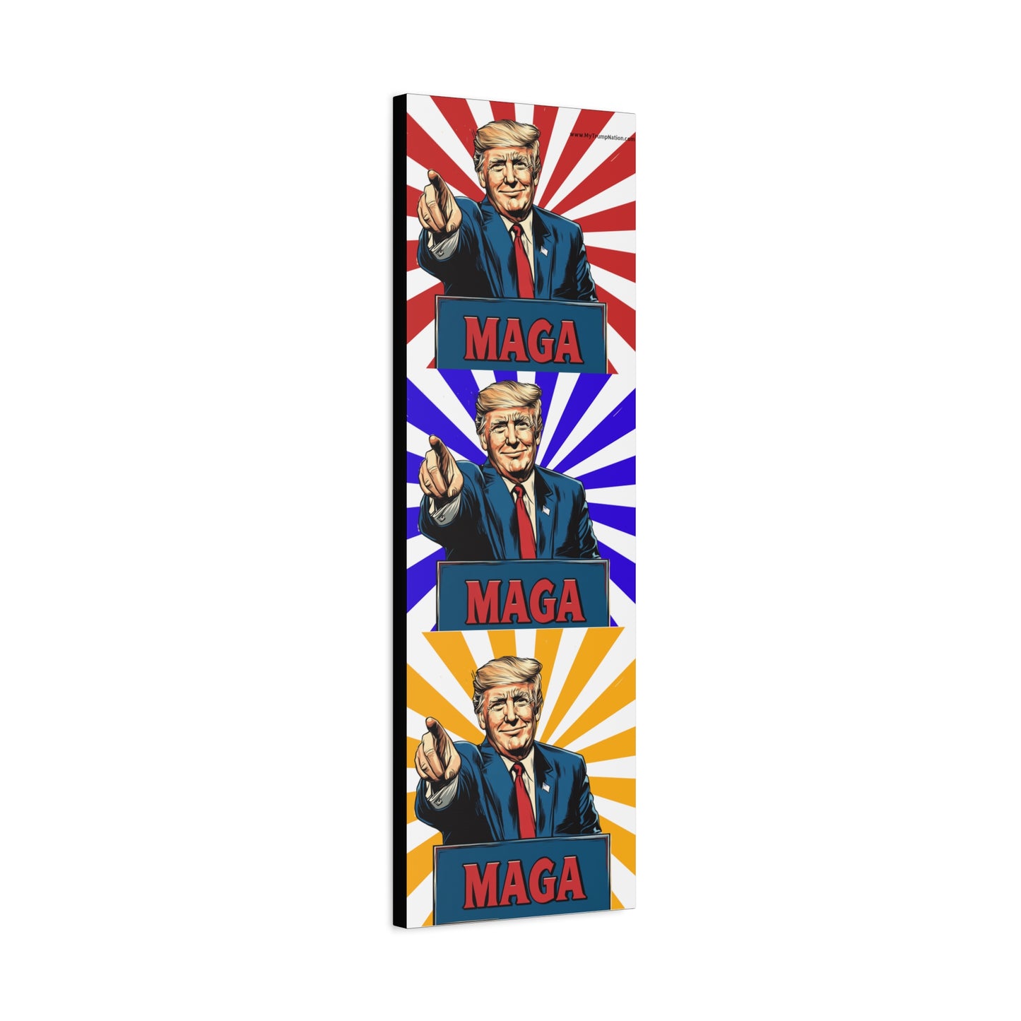 Political Statement Canvas Art - Motivational Trump Design