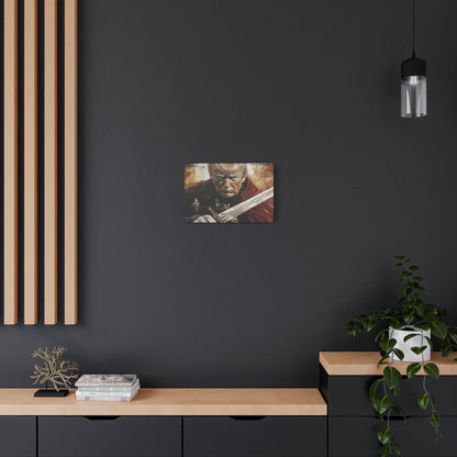 Heroic Canvas Art - Dramatic Portrait of a Leader