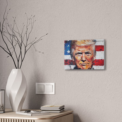 Donald Trump Patriotic Canvas Art