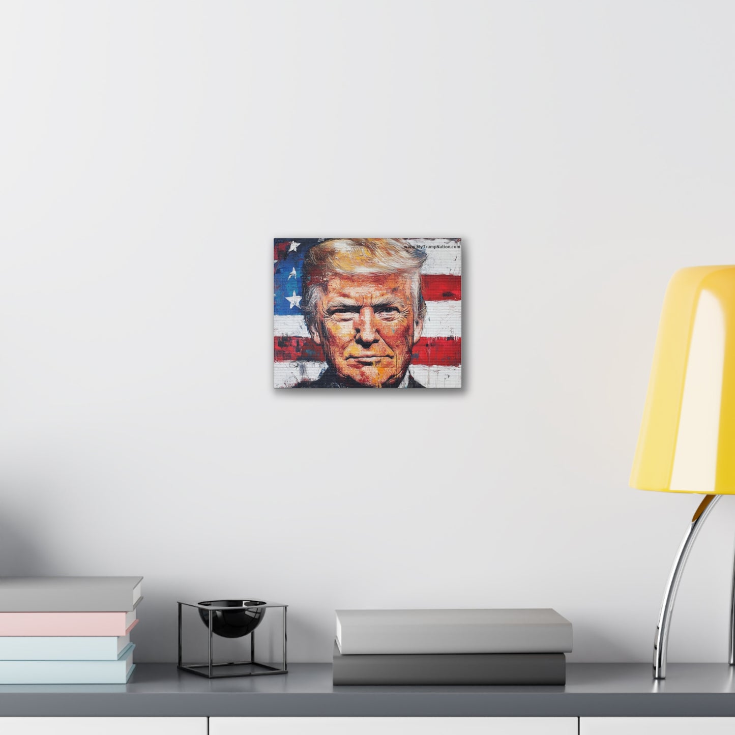 Donald Trump Patriotic Canvas Art