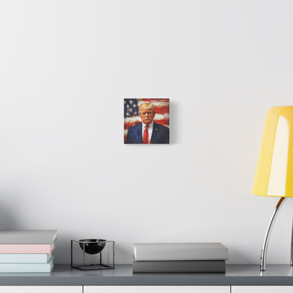 Donald Trump Patriotic Canvas Art